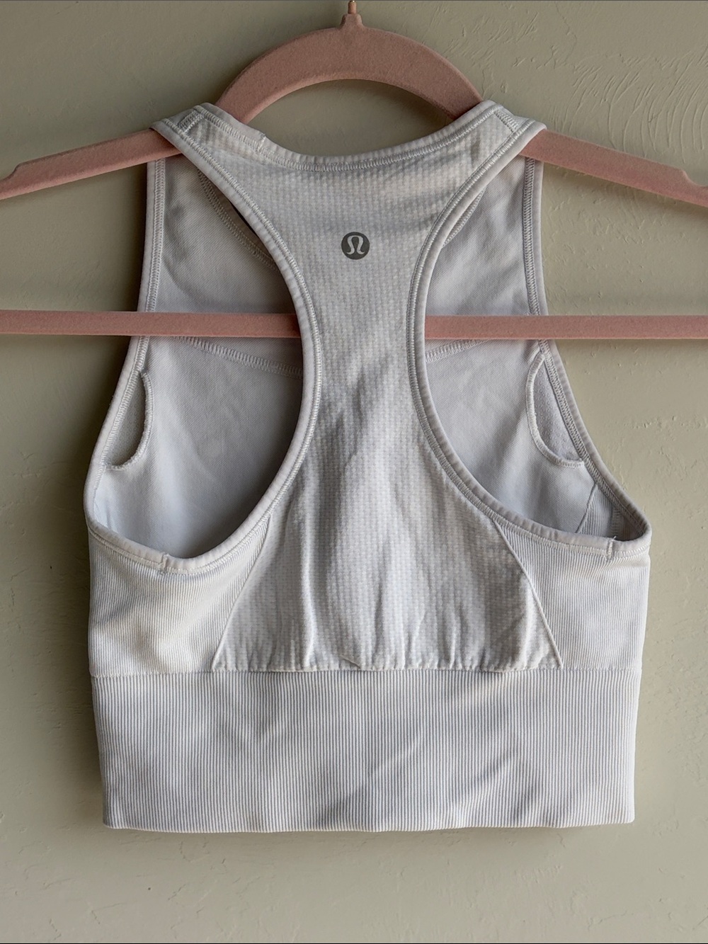 Lululemon Free To Be Bra Wild High Neck White Size 2